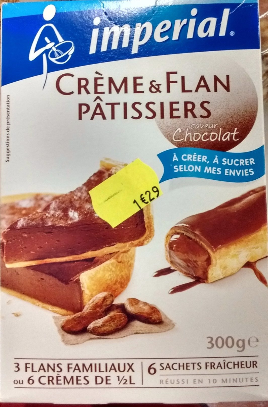 Crème & Flan Pâtissiers saveur Chocolat - Product - fr