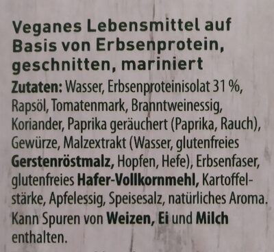 Veganes Kebab - Ingredients