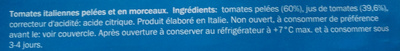 Italienische Tomaten gehackt - Ingredients