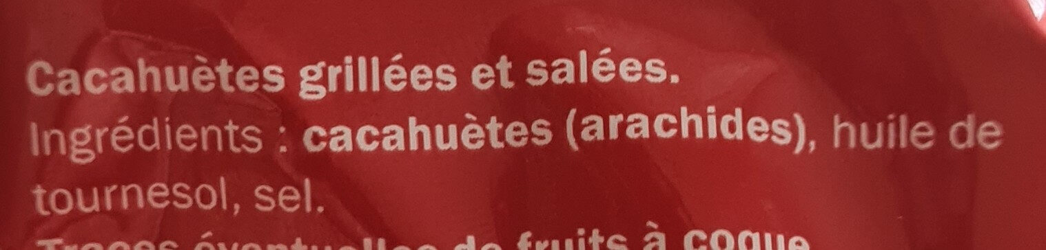 Cacahuètes grillées & salées - Ingredients - fr