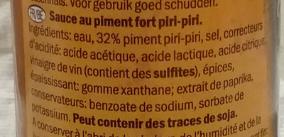 Piri piri - Ingredients - fr