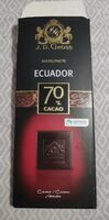 Chocolat noir dégustation 70% - Product - en