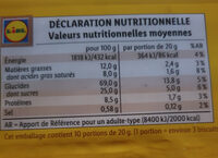 Petit beurre au blé complet - Nutrition facts - fr