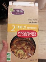 Tarte individuelle provençale aux légumes frais (les p'tits chefs) - Product - fr