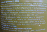 Paella Royale (Volaille, fruits de mer & Chorizo) - Ingredients - fr