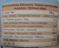 Chocolat belge - Nutrition facts - fr