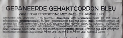 Gehakt Gordon bleu - Ingredients - nl