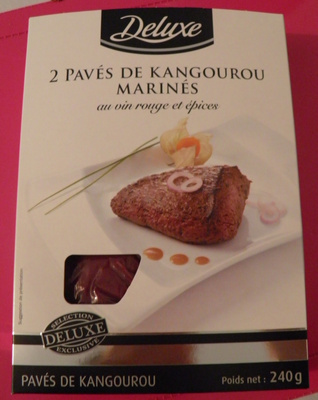 2 pavés de kangourou marinés au vin rouge et épices Deluxe - Product - fr