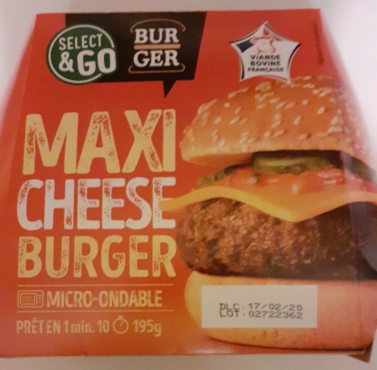 Maxi Cheese Burger - Product - fr