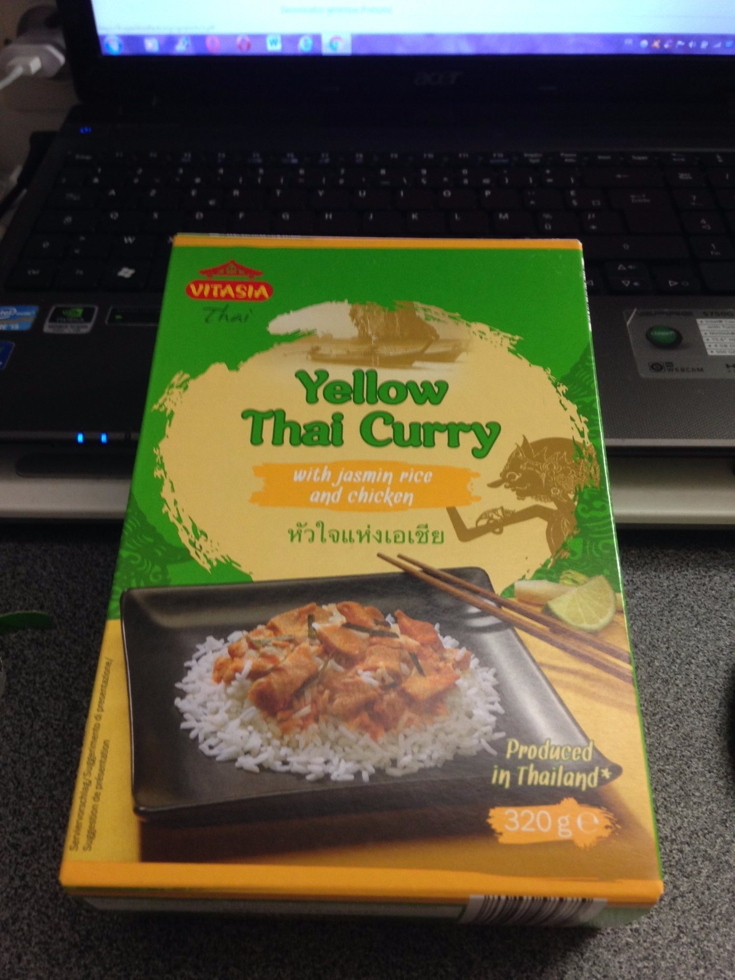 Yellow Thai Curry Vitasia - Product - fr