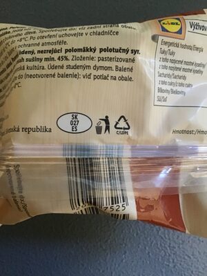  - Recycling instructions and/or packaging information