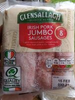 Irish Jumbo Pork Sausages - Product - en