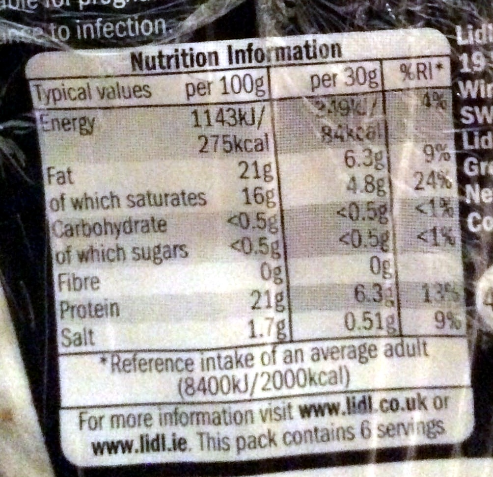 Brie de Meaux - Nutrition facts - en