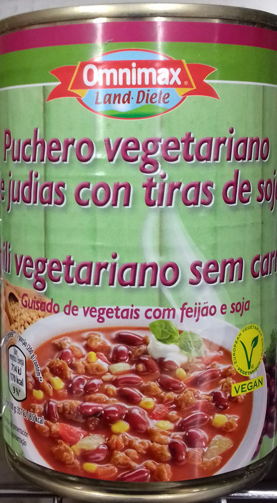 Puchero vegetariano de judías con tiras de soja - Product - es