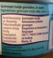 Tonijn in water - Ingredients - nl