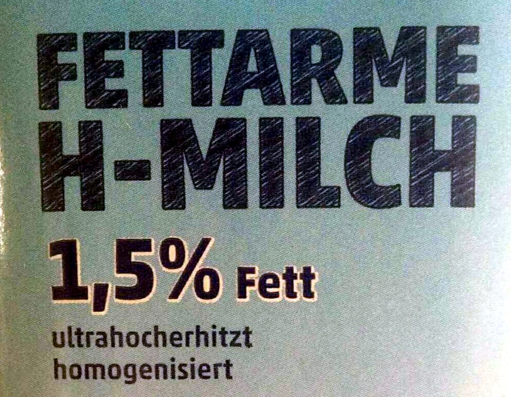 Fettarme H-Milch - Ingredients - de