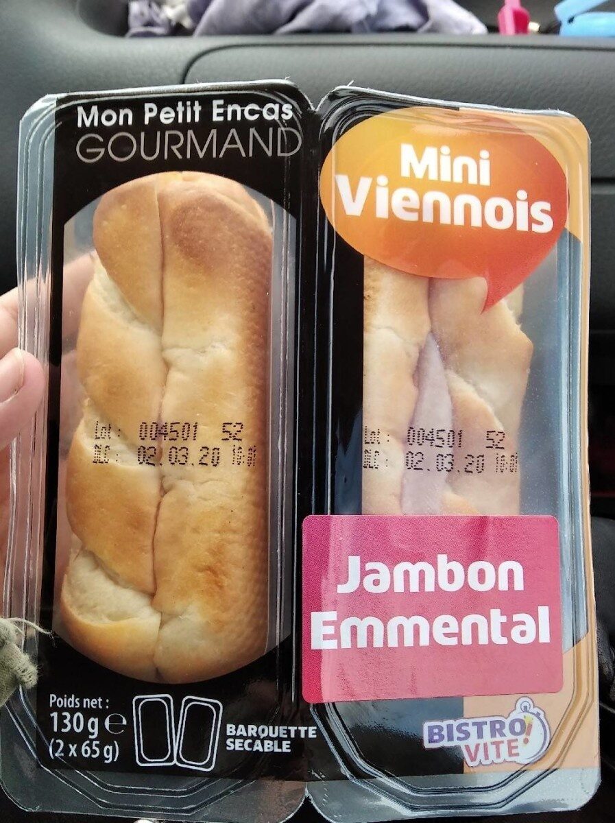Mini viennois jambon emmental - Product - fr