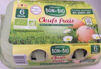 6 oeufs frais (pondus en France) - Product - fr