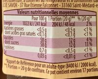 Confiture extra Figues de Provence - Nutrition facts - fr