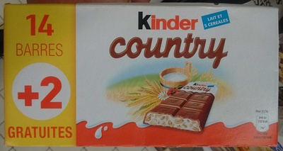 Kinder Country - 14+2 barres - Product - fr