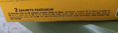 Biscotte Fibres+ - Ingredients - fr