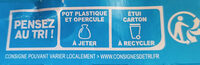 Yaos Le Yaourt à la Grecque Stracciatella 4 x 125 g - Recycling instructions and/or packaging information - fr