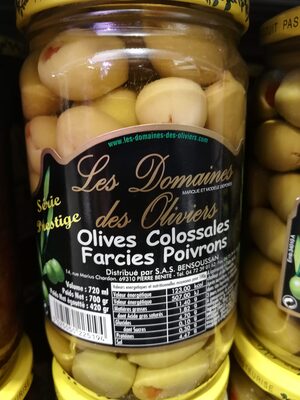 Olives Colossales Farcies Poivrons - Product
