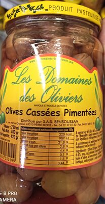 Olives Cassées Pimentées - Product