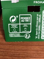 Cottage cheese - Recycling instructions and/or packaging information - fr
