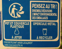 Jockey Onctueux et Doux - Recycling instructions and/or packaging information - fr