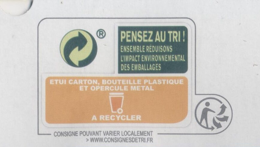 Actimel - Recycling instructions and/or packaging information - fr