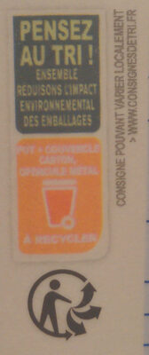 SKYR - Recycling instructions and/or packaging information - fr