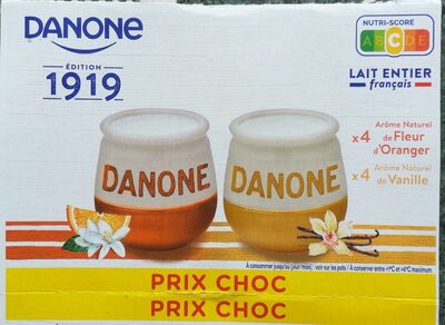 Danone 1919 x8 aromatisé vanille/fleur ďoranger - Product - fr