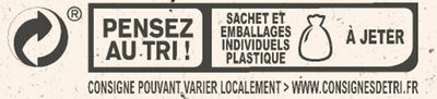 Carrés Dégustation Noir Intense 70% - Recycling instructions and/or packaging information - fr