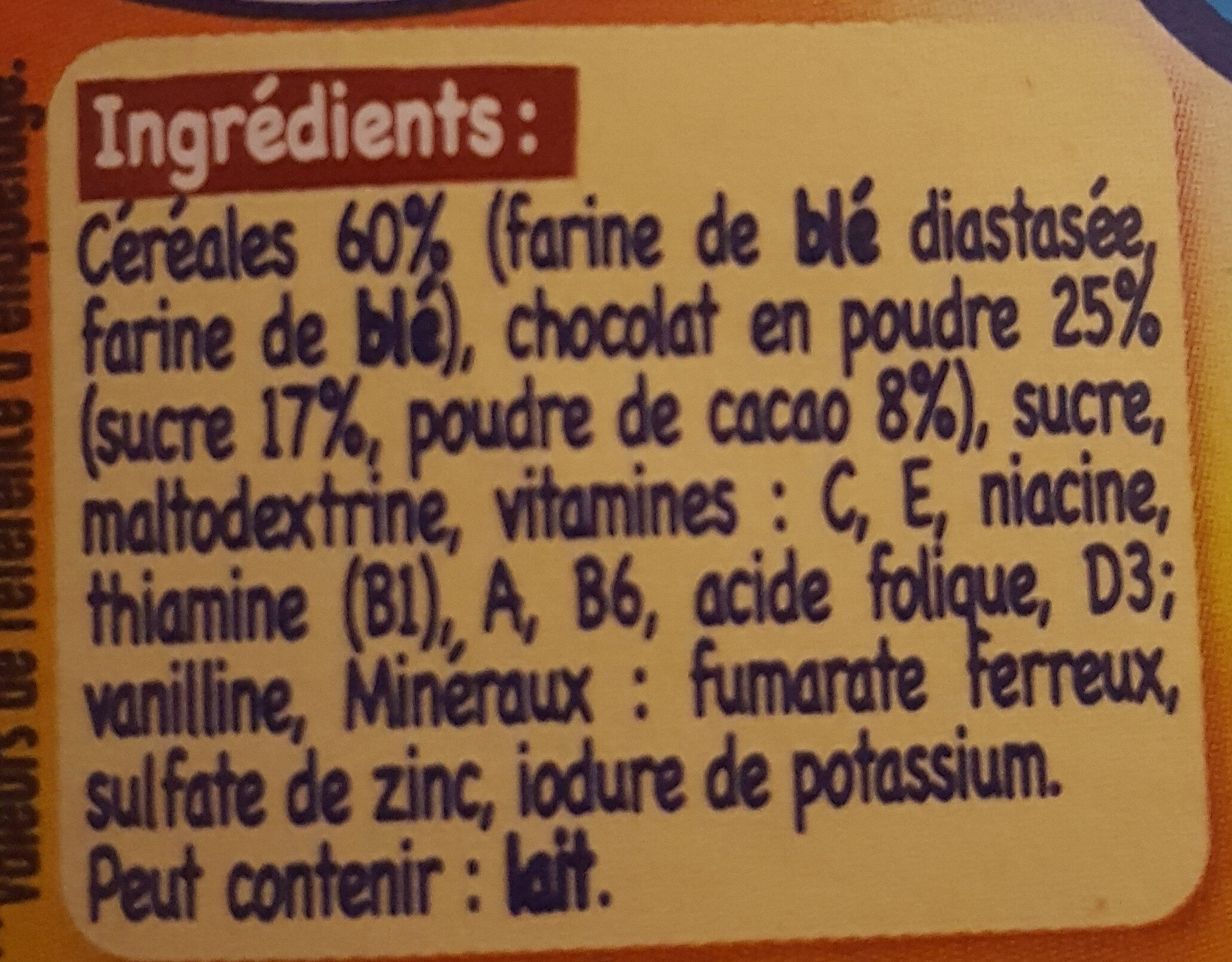 Babicao - Ingredients - fr