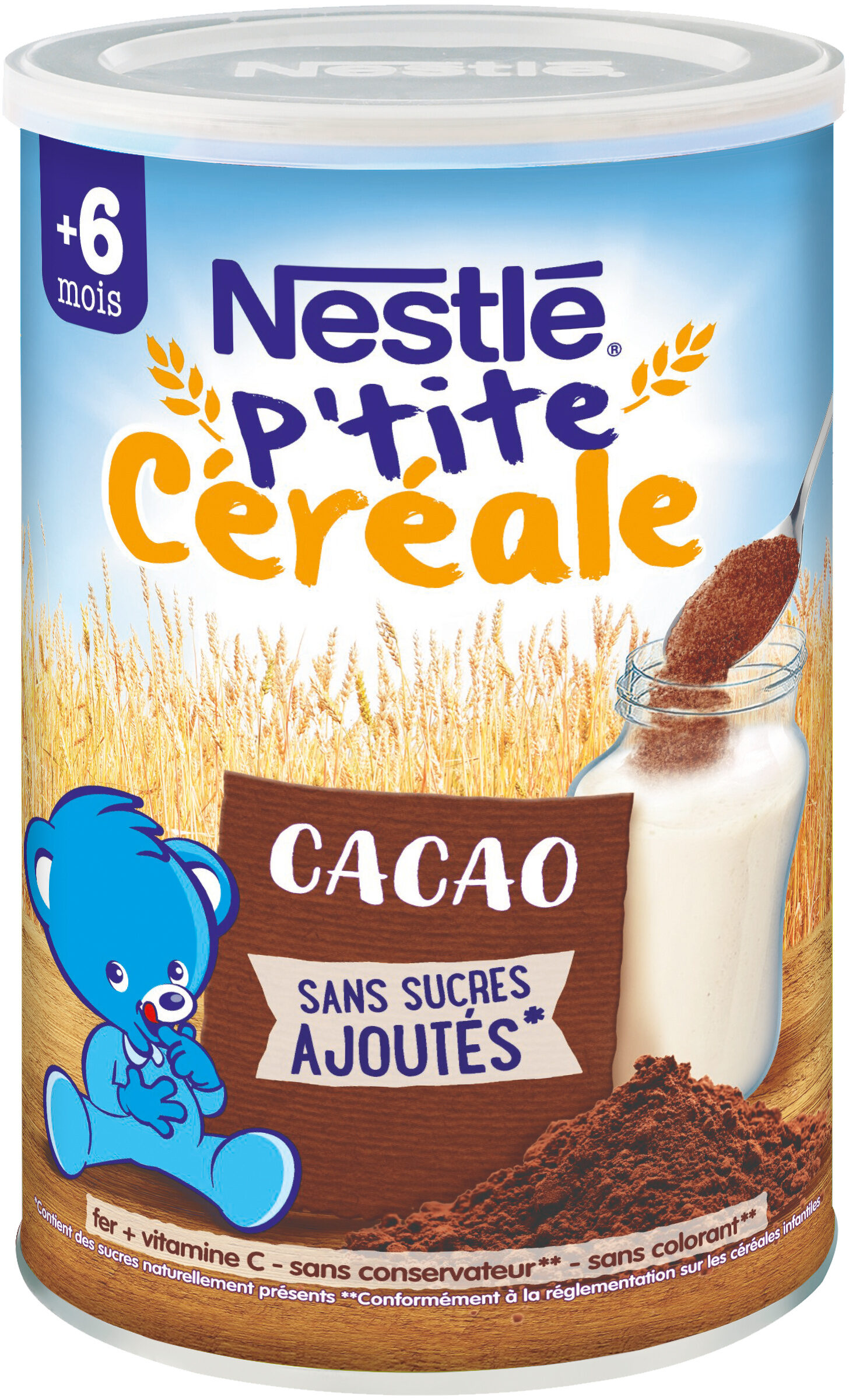 NESTLE P'TITE CEREALE Cacao - Boîte 400g- Dès 6 mois - Product - fr