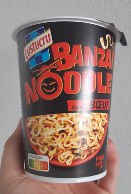 Lustucru banzaï noodle saveur boeuf - Product - fr