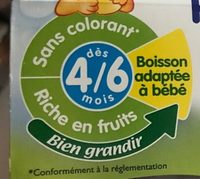 Mini Boisson Pommes Raisins - Nutrition facts - fr