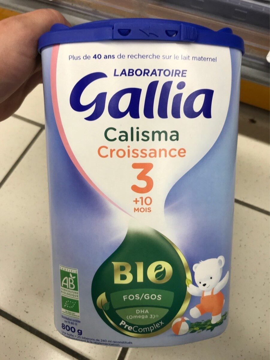 GALLIA CALISMA BIO Croissance 3ème âge 800g De 10 mois à 3 ans - Product - fr