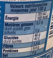 Marmelade d'oranges🍊 allégée en sucres - Nutrition facts - fr