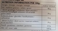 Scholade 70% - Nutrition facts - fr