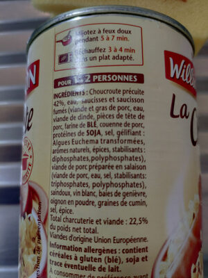 La Choucroute Garnie - Ingredients