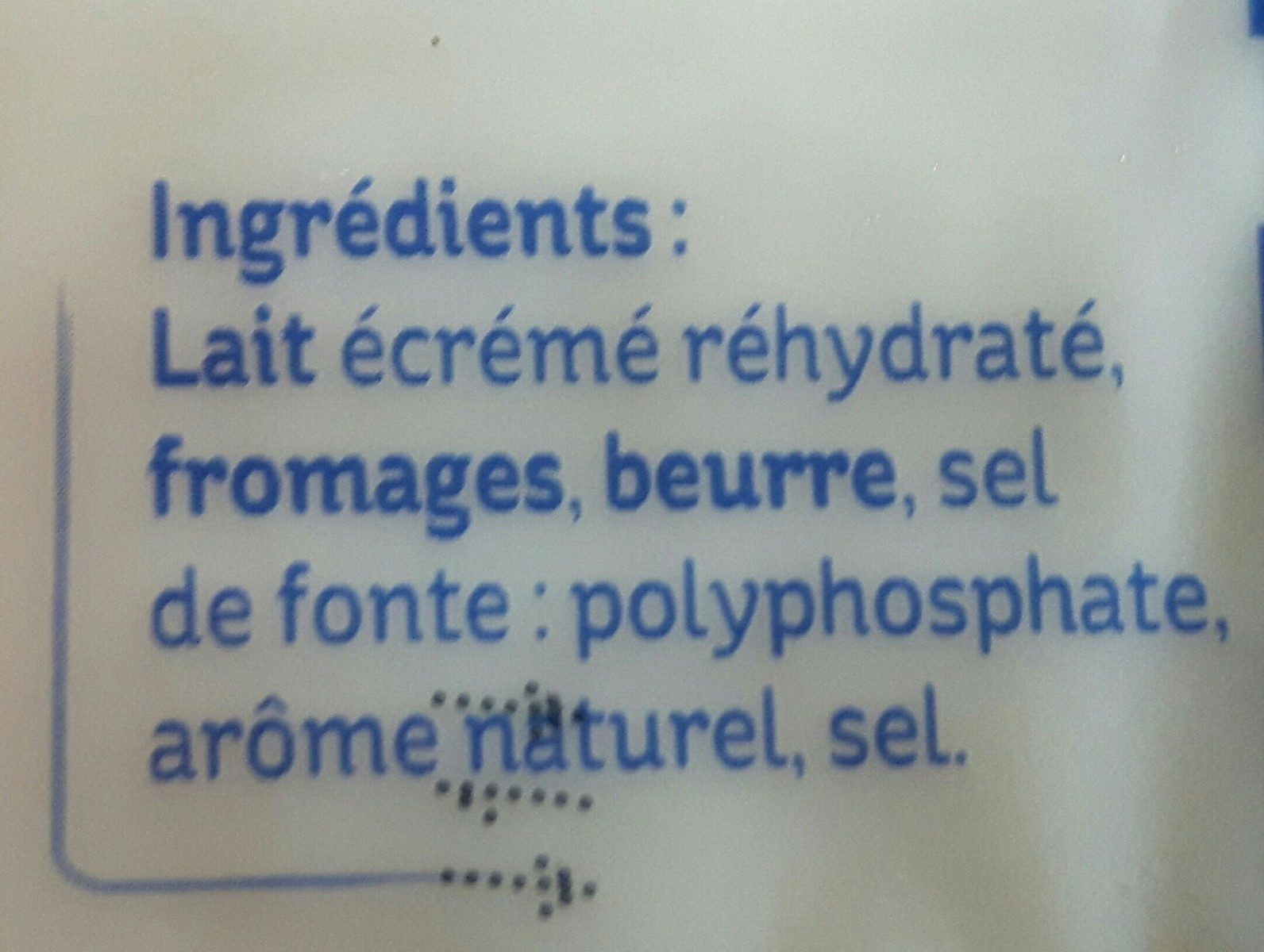 Toastinette originale - Ingredients - fr