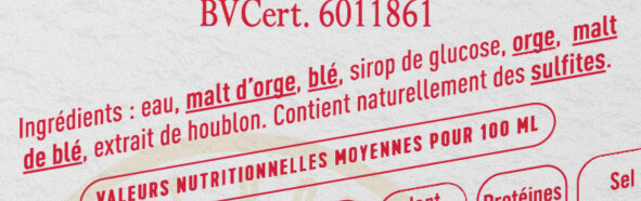 Kronenbourg 18X33CL CAN KRONENBOURG 4.2 DEGRE ALCOOL - Ingredients - fr