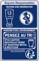 1664 4x33cl 1664 creations french style 5.8 degre alcool - Recycling instructions and/or packaging information - fr