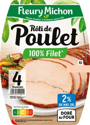Rôti de Poulet - 100% filet* - Product - fr