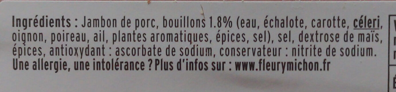 Le Torchon - Cuit à l'Etouffée  - 25% de sel* - Ingredients - fr
