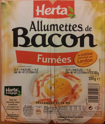 HERTA Allumettes de bacon - Product