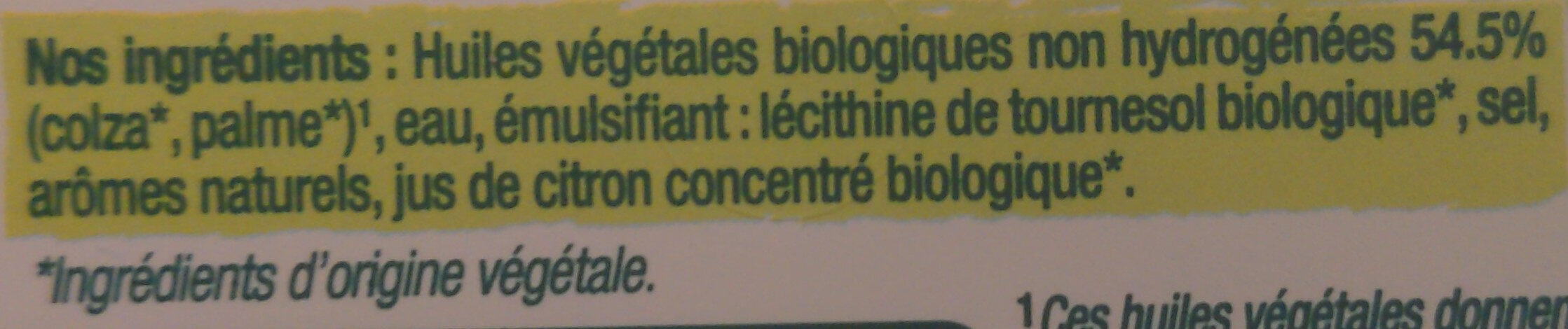 Primevère Bio doux Tartine & Cuisson - Ingredients - fr