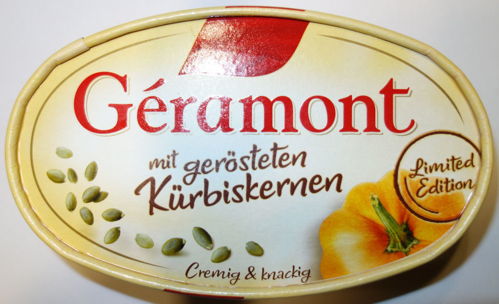 Géramont mit gerösteten Kürbiskernen (Camembert) - Product - de